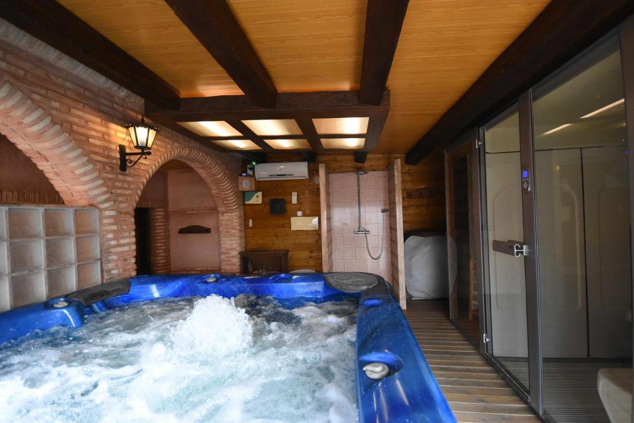 Casa Rural De Estilo Rustico Con Spa 阿尔玛格鲁 外观 照片