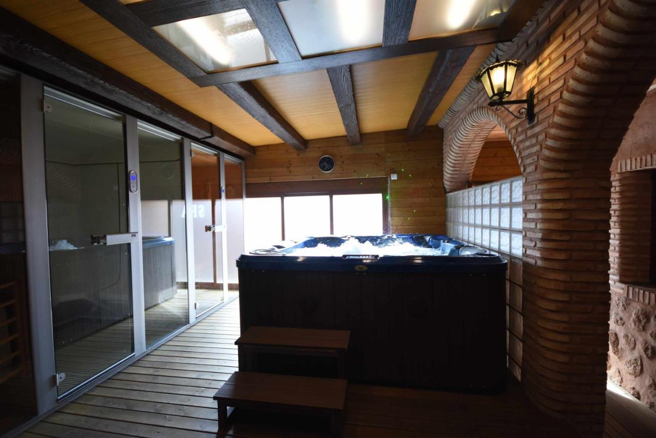 Casa Rural De Estilo Rustico Con Spa 阿尔玛格鲁 外观 照片